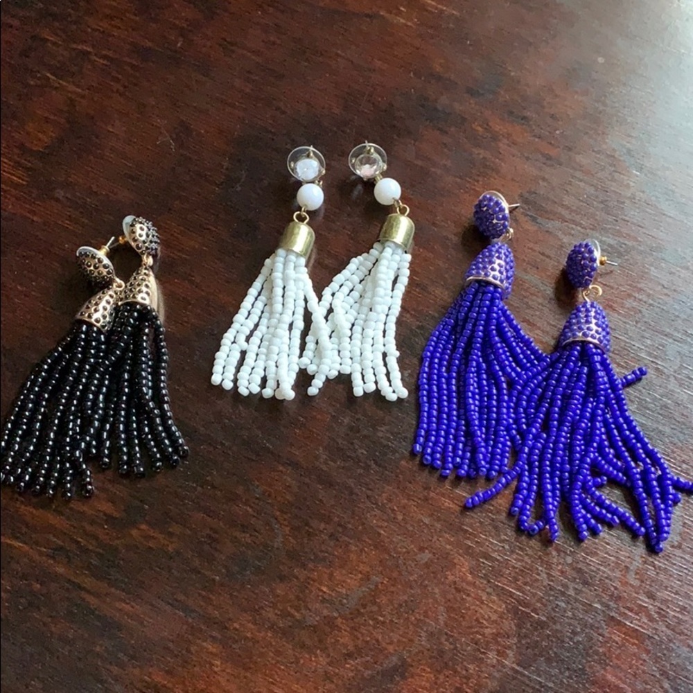 3 Pairs Brand New Statement Earrings